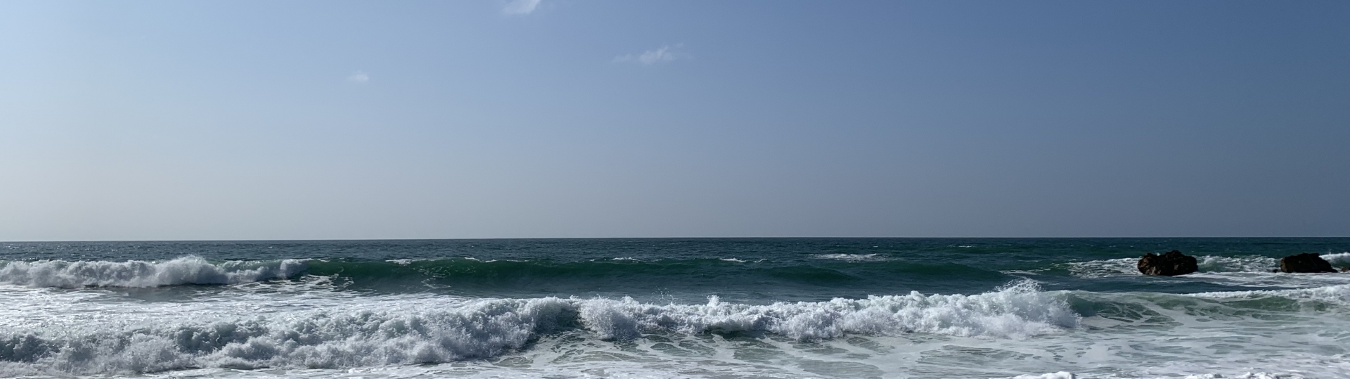 Blick auf Atlantik - Meer und Wellen (juillet 2024)